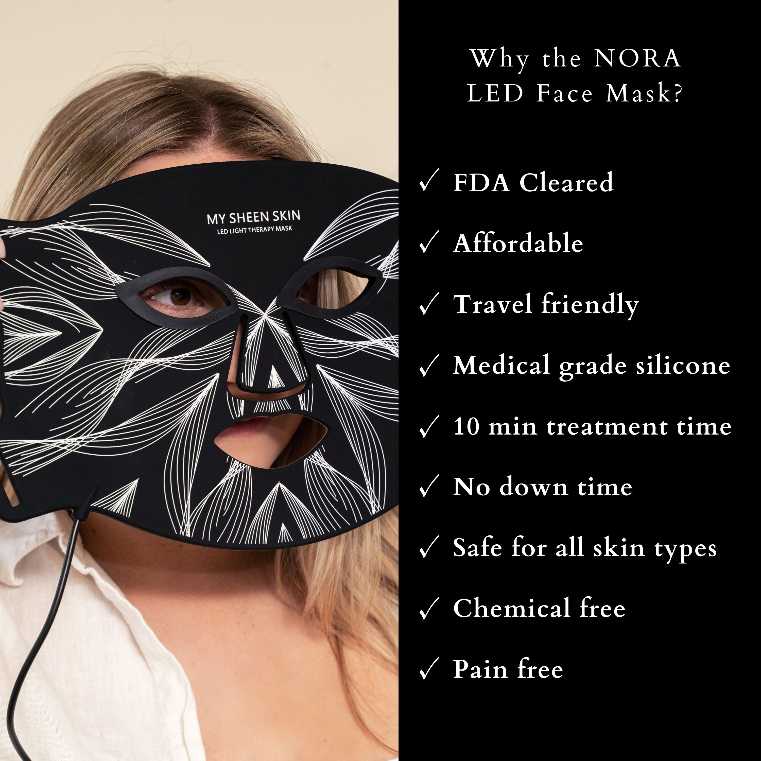 Nora - LED Light Therapy Face Mask